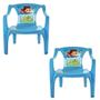 Imagem de 2 Cadeira Junior Infantil Kids Brinquedoteca ul