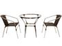Imagem de 2 Cadeiras e Mesa Turin - Área externa, lazer, jardim, churrasqueira Nova