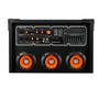 Imagem de 2 Caixas Amplificadas Bluetooth FM Controle Remoto Microfone 650W RMS Entradas USB SD TRC 389 Preto