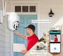 Imagem de 2 Camera Prova D'água Infravermelho Externa Wifi Sensor