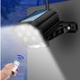 Imagem de 2 Câmeras Falsas Solar Preta Com Sensor À Prova De Água