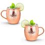 Imagem de 2 Caneca Moscow Mule 450Ml Drink - Rose Gold