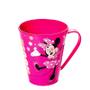 Imagem de 2 Canecas Minnie Rosa com Alça Infantil Plasútil para Meninas 360ml