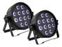 Imagem de 2 CANHÃO DE LED 18x12W RGBWA-UV SANY+ MESA DMX 512