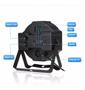 Imagem de 2 Canhão Refletor Led Rgbw 36 Led Slim + Mesa Dmx + Cabo 10m