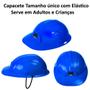 Imagem de 2 Capacetes Brinquedo Infantil Construtor Tamanho Único Azul