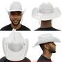 Imagem de 2 Chapéus Festa Junina e Cowboy com Elástico Infantil Branco