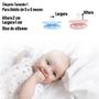 Imagem de 2 Chupetas Bebê Bico Silicone C Proteção 0-6m Menino Menina