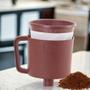 Imagem de 2 Coador de Café e Chá em Tecido Filtro Reutilizável com Suporte