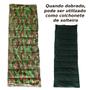 Imagem de 2 Colchonetes Casal Camping Trilha Pesca Camuflado Verde  F.a. Colchoes 