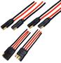 Imagem de 2 Conector 2 Vias e um 4 via com Fio 4,0 MM Conectores Caixa