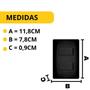 Imagem de 2 Conjunto Interruptor Duplo 4x2 Black Preto Habitat Fame