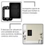 Imagem de 2 Conjunto Interruptor Duplo 4x2 Black Preto Habitat Fame