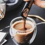 Imagem de 2 Copos Vidro Duplo Parede Dupla P Café Chá Água Drink 80ml