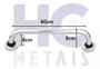 Imagem de 2 Corrimão/barra Apoio 40 Cm Idoso E Deficiente