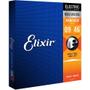 Imagem de 2 Encordoamentos Profissionais Elixir .009 Custom Light Nanoweb para Guitarra  12027