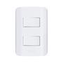 Imagem de 2 interruptor mdl sp 10a pl 4x2 branco linha canoa 2613 romazi