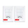Imagem de 2 Interruptores Simples E Tomada 2p+t 20a/250v Evidence Kit C/2un