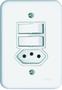 Imagem de 2 Interruptores Simples + Tomada 2P+T 10a Linha Pollar Radial