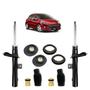 Imagem de 2 Kit Batente + 2 Amortecedor Dianteiro Monroe Peugeot 207 2008 A 2014