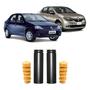 Imagem de 2 Kit Batente Coifa Traseiro Renault Logan 2008 2009 2010 11