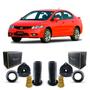 Imagem de 2 Kit Coxim Batedor Batente Coifa Rolamento Amortecedor Dianteiro Honda Civic 2006 2007 2008 2009 2011 2011