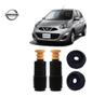 Imagem de 2 Kit Coxim Batente Amortecedor Dianteiro Nissan March 2012 2013 2014