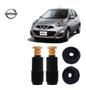 Imagem de 2 Kit Coxim Batente Coifa Dianteiro Nissan March 2012 2013 2014 2015