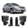 Imagem de 2 Kit Coxim Batente Dianteiro Chery Cielo Sedan 2010 A 2012