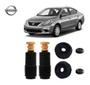 Imagem de 2 Kit Coxim Rolamento Batente Coifa Dianteiro Nissan Versa 2011 2012 2013 2014