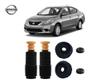 Imagem de 2 Kit Coxim Rolamento Batente Dianteiro Nissan Versa 2011 2012 2013 2014