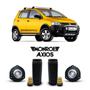 Imagem de 2 Kit Suporte Batedor Batente Suspensão Dianteira Volkswagen Crossfox 2005 2006 2007 2008 2009 2010 2011 2012 2013 2014