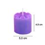 Imagem de 2 Kits Velas Advento Várias Cores Coroa Advento 1 Candelabro