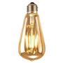 Imagem de 2 Lâmpadas Vintage Filamente Led Decorativa Retrô Vintage Âmbar ST64 4W 320LM Gmh Trade LST64-SC-4W