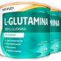 Imagem de 2 latas l-glutamina micronizada 300g maxinutri