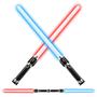 Imagem de 2 Lightsabers Retráteis Symee 2024 para Crianças - Pacote com 2