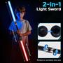 Imagem de 2 Lightsabers Retráteis Symee 2024 para Crianças - Pacote com 2