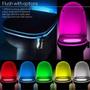 Imagem de 2 Luz Abajur Vaso Sanitario Lightbowl Com Sensor Led 8 Cores