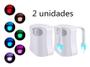 Imagem de 2 Luz Abajur Vaso Sanitario Lightbowl Com Sensor Led 8 Cores
