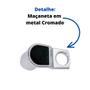Imagem de 2 Maçanetas Internas Cromadas Modelo Estorte Fusca 59 A 86 - UN / 2