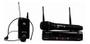 Imagem de 2 Microfone Sem Fio Uhf K412c C/ Bodypack Receptor 2 Antenas