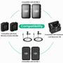Imagem de 2 Microfones Lavalier para DJI Mic 2 e Rode Wireless GO II