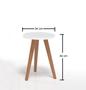 Imagem de 2 Moveis Modernos Of White De Madeira Mdf Mesinhas