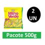 Imagem de 2 Pacotes de Bala de milho verde mais cremosa Pocket 500g