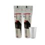 Imagem de 2 Pacotes de Copo 400ml Liso Translúcido Strong ABNT 2002 Copaza com 50 unidades