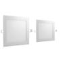 Imagem de 2 Painel Led Plafon 12w Quadrado Embutir 6500k 17x17cm Biv