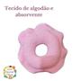 Imagem de 2 pares rosquinhas para os seios - amamentação sem dor - tecido de algodão confortável e lavável