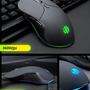 Imagem de 2 Peças escritório de negócios MOUSE com fio USB mudo 6 teclas jogo silencioso mouse de jogo