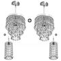 Imagem de 2 Pendente Manucrillic + 2 Pd Clearcrillic Cristal Acrílico