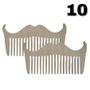 Imagem de 2 Pentes Para Bigode E Barba Modelo Bigode 10 Mdf Resistente